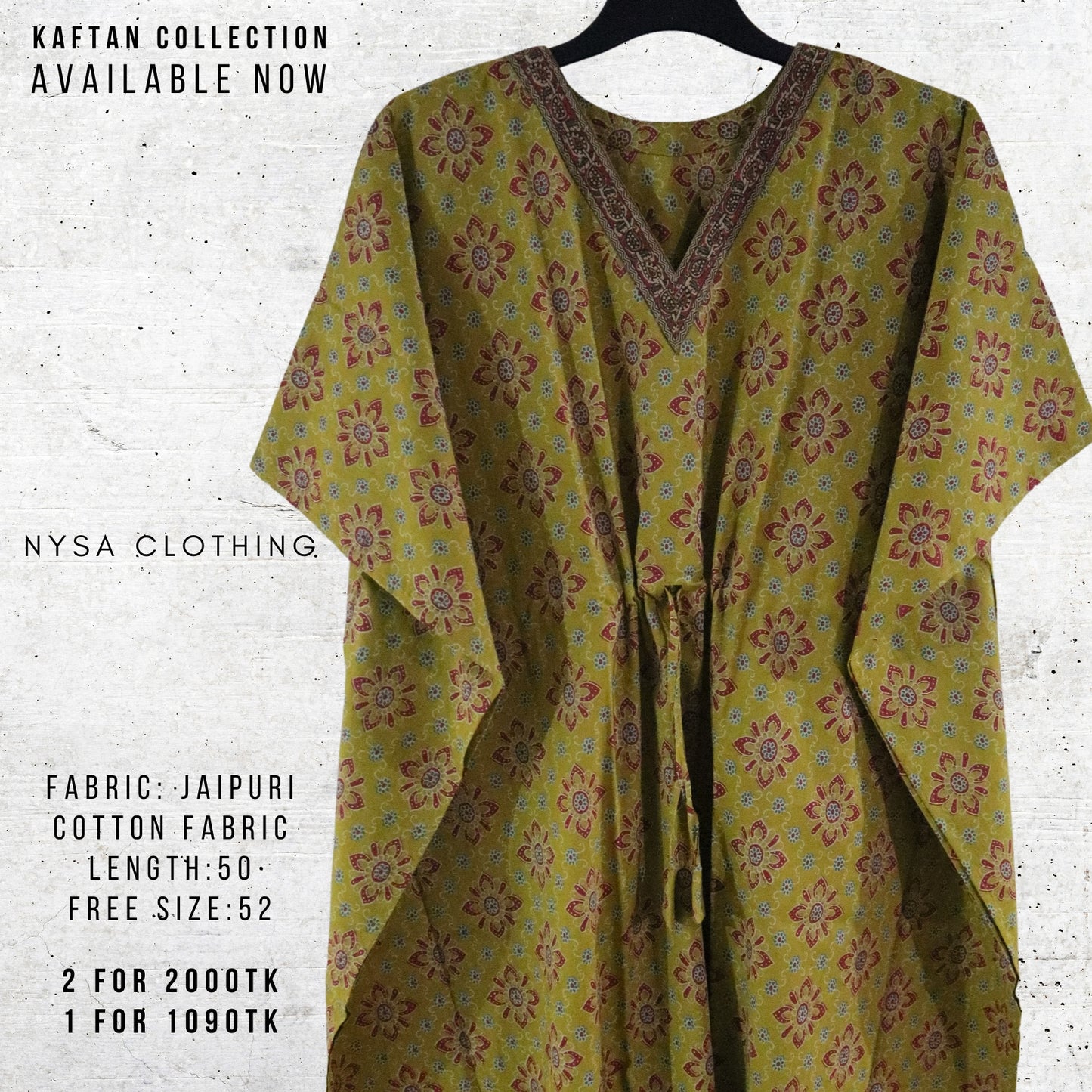 REGULAR LONG KAFTAN_1585
