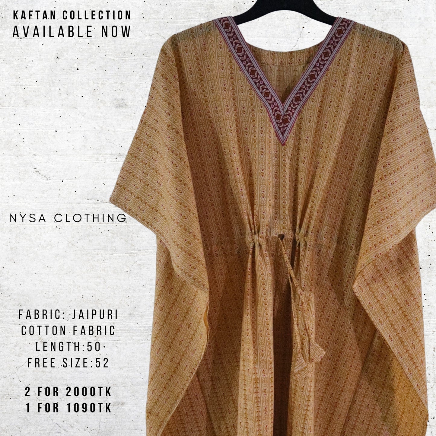 REGULAR LONG KAFTAN_1595
