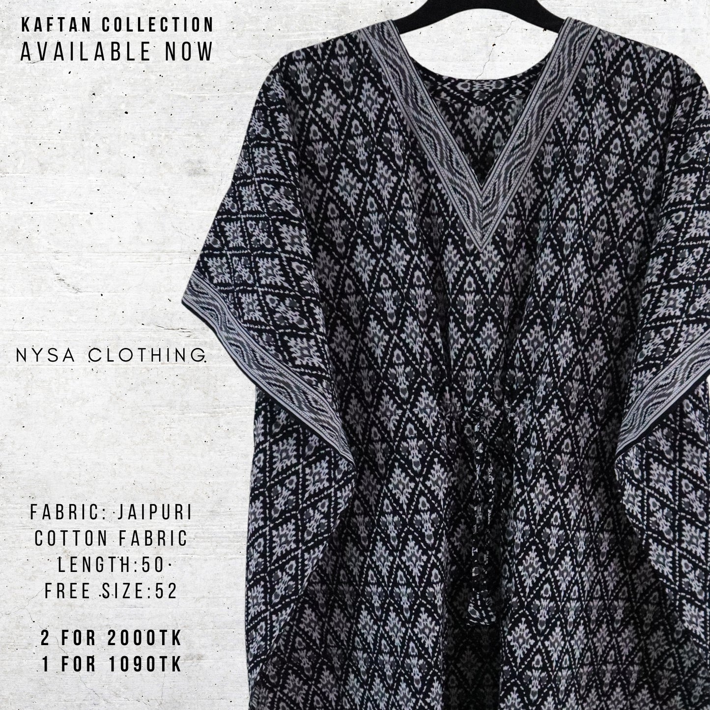 REGULAR LONG KAFTAN_1658