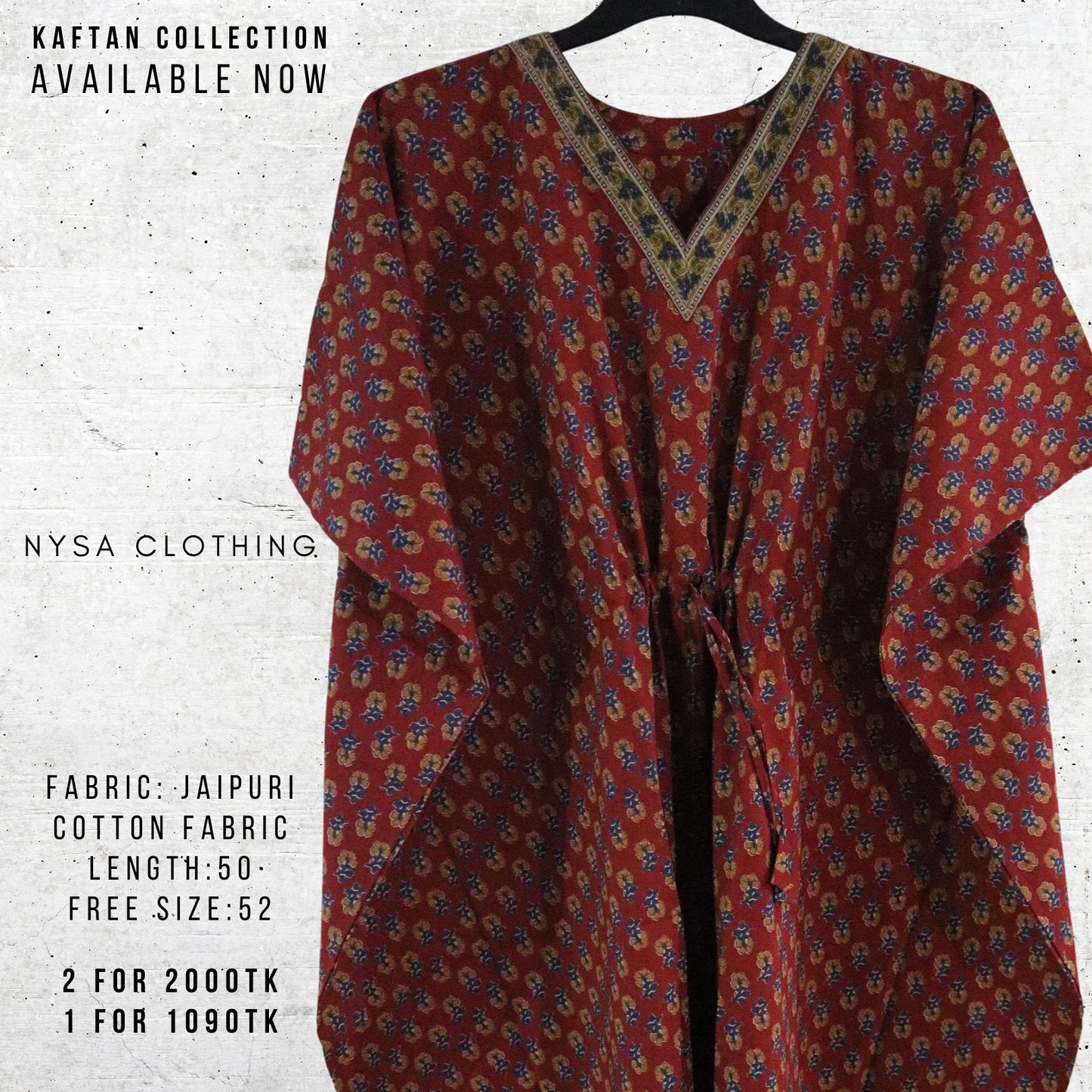 REGULAR LONG KAFTAN_1659