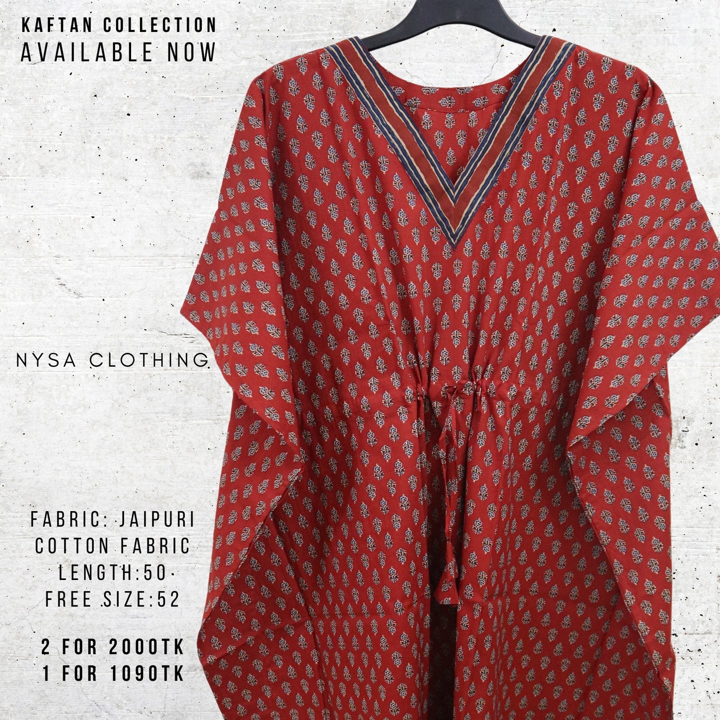 REGULAR LONG KAFTAN_1742