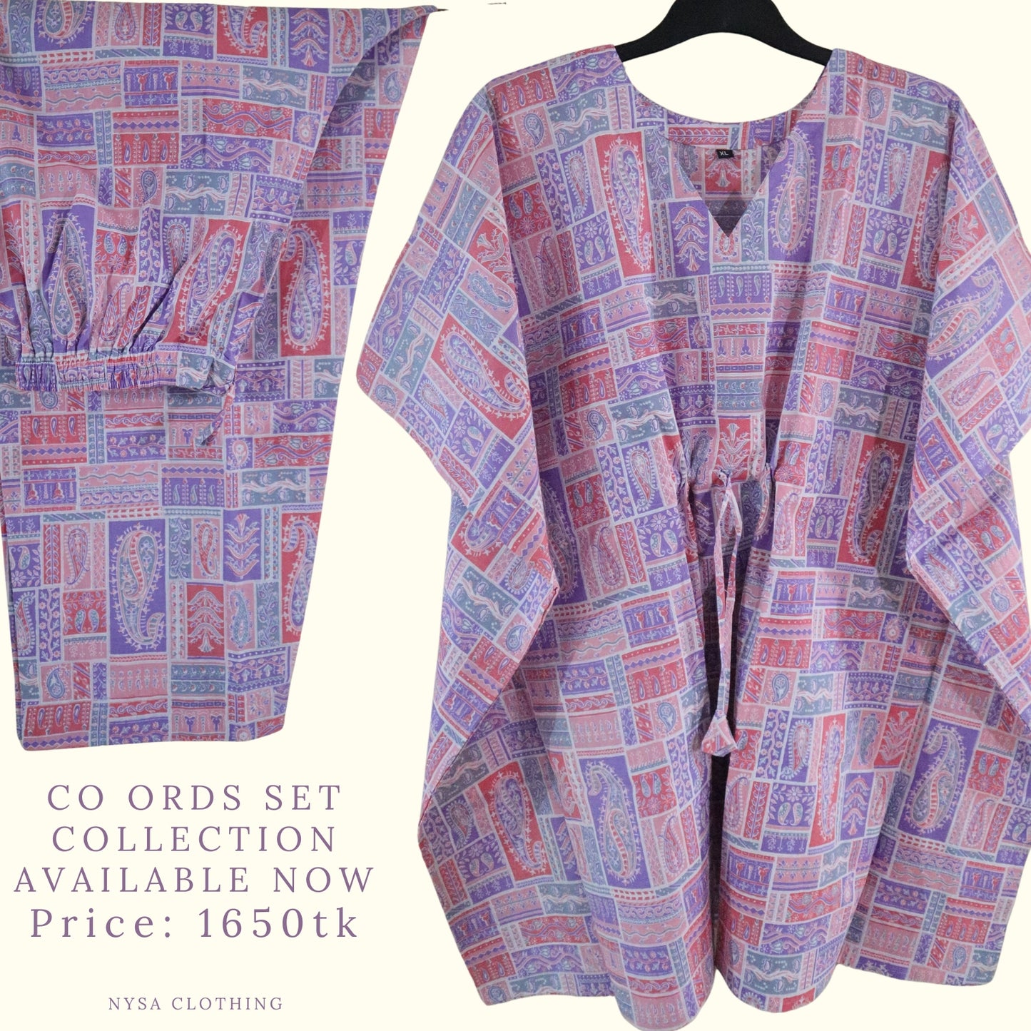 SHORT KAFTAN SET_020