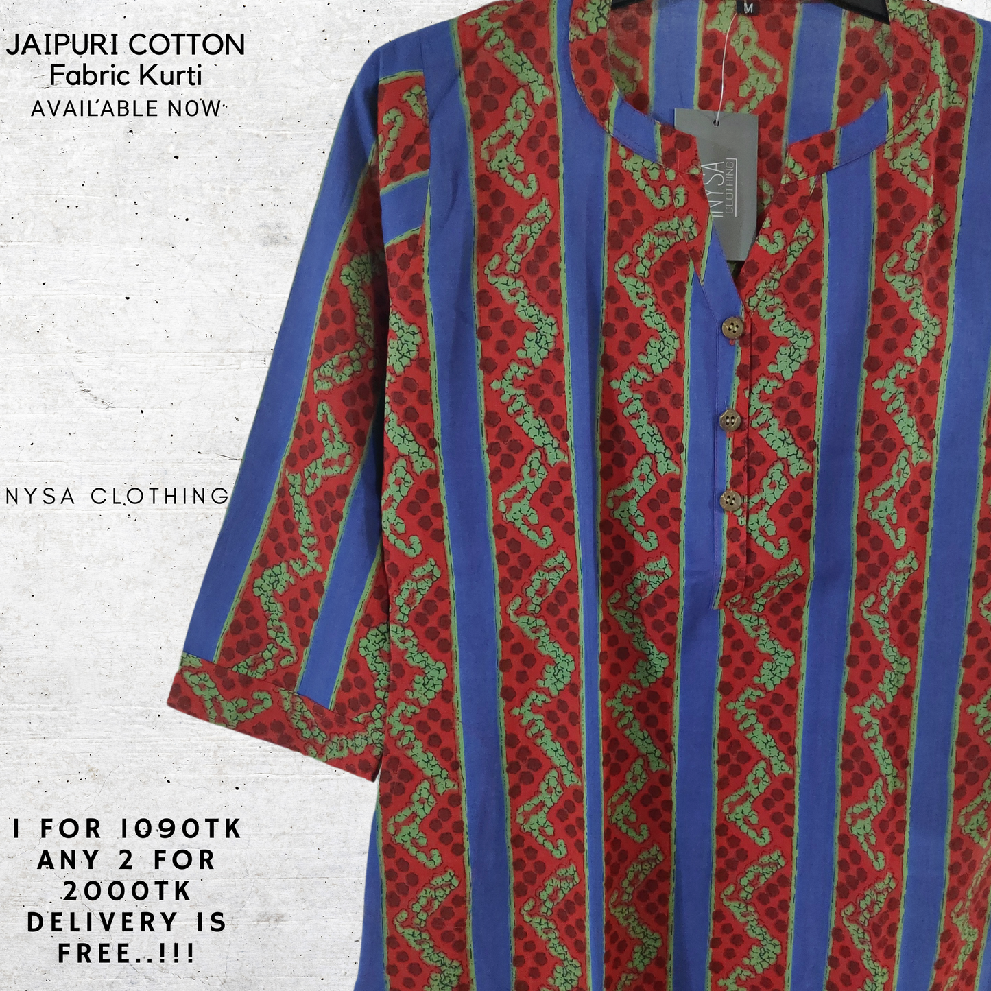 REGULAR LONG KURTI RLK_181