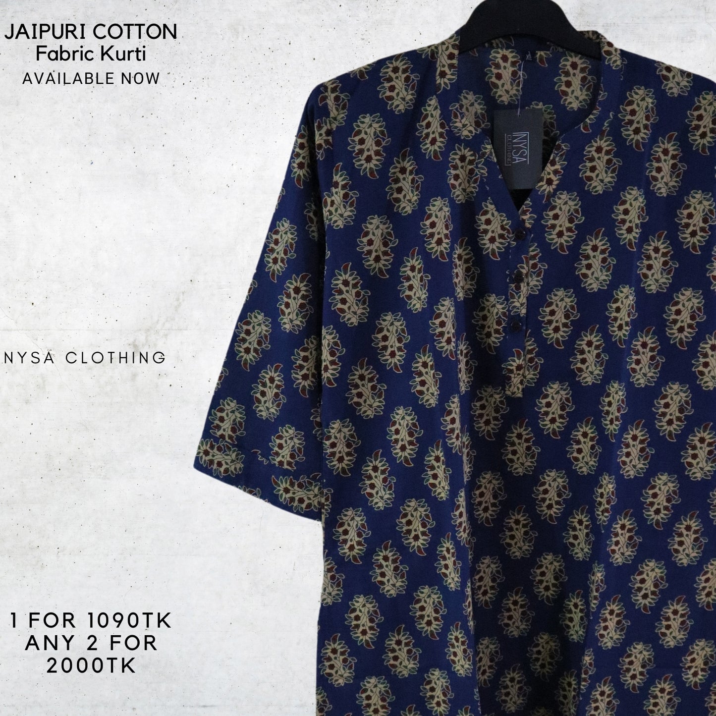 REGULAR LONG KURTI RLK_1864