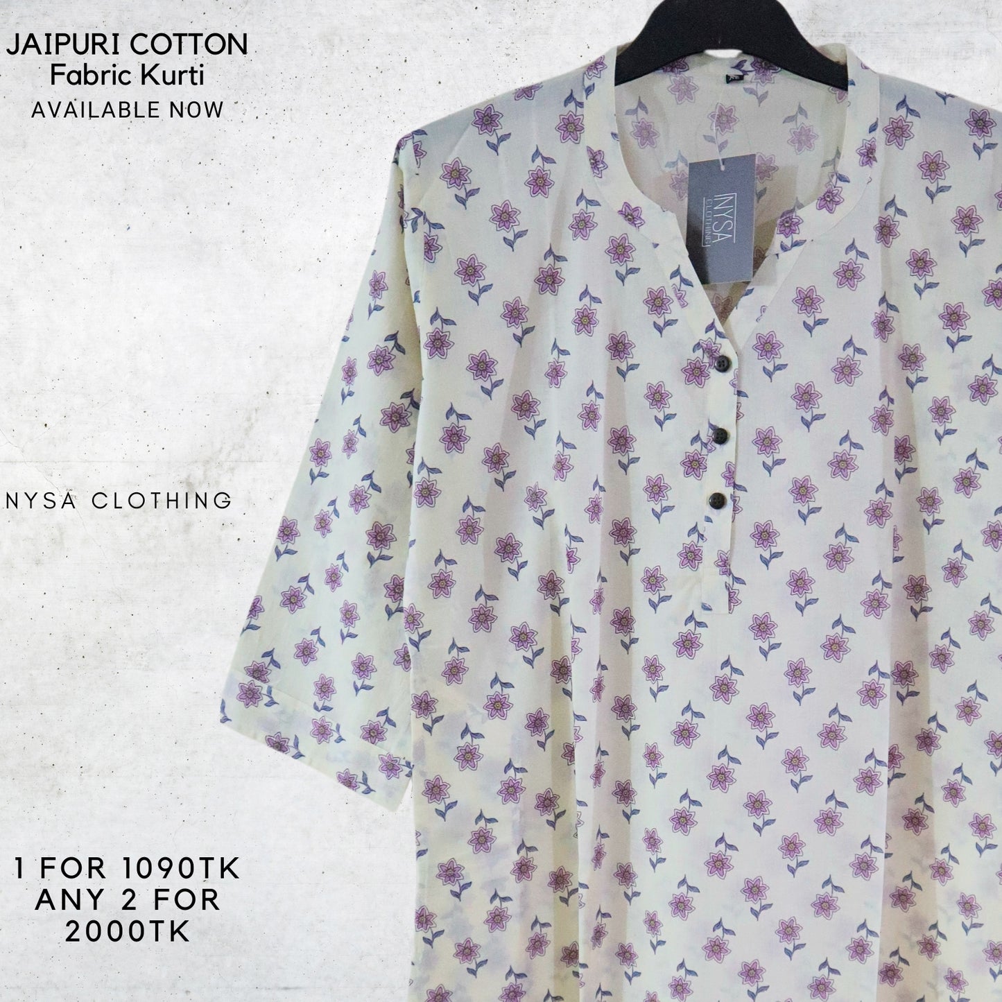 REGULAR LONG KURTI RLK_1866