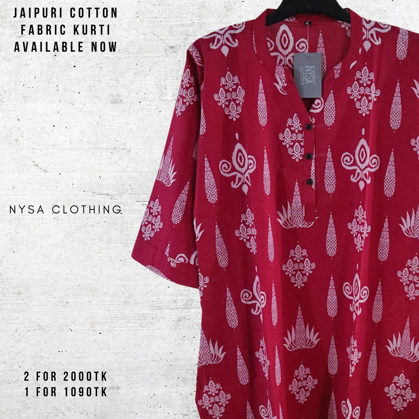 REGULAR LONG KURTI RLK_1976