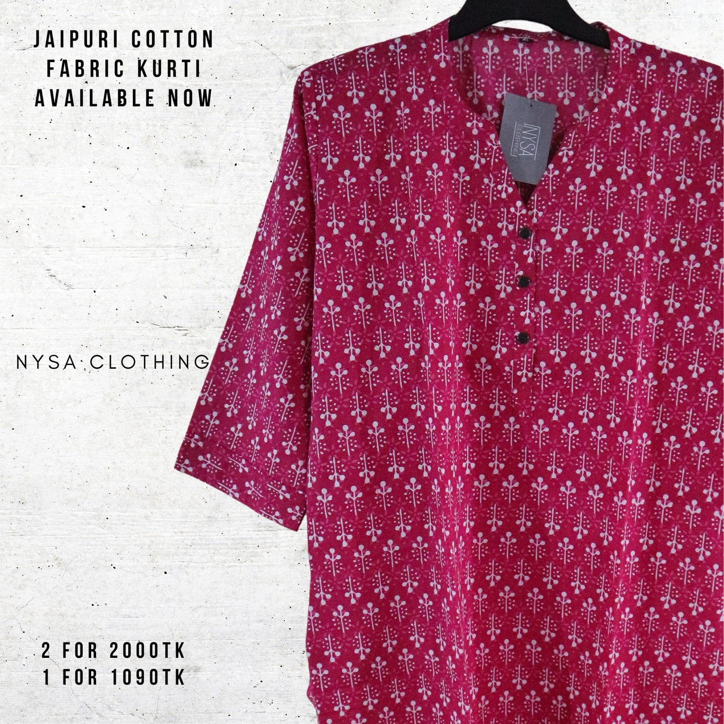 REGULAR LONG KURTI RLK_2095