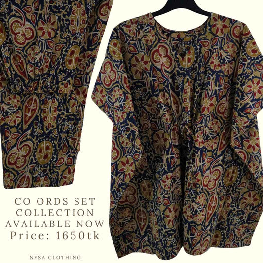 SHORT KAFTAN SET_1158