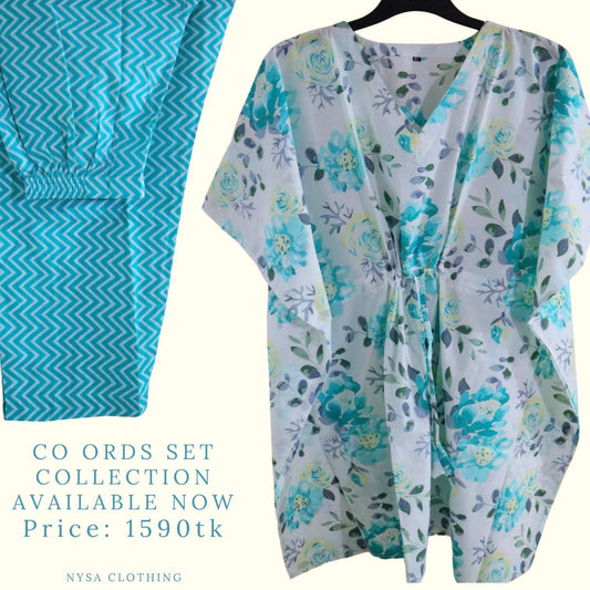 SHORT KAFTAN SET_813