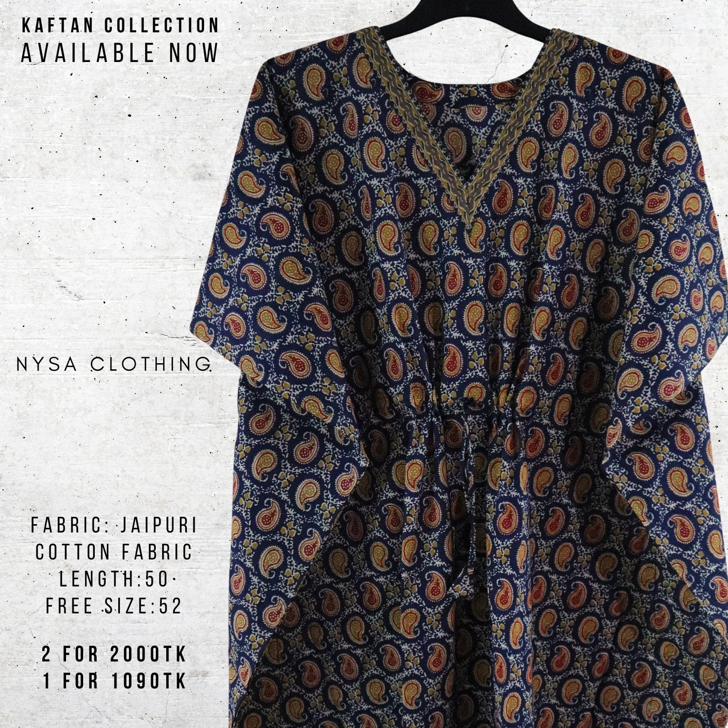 REGULAR LONG KAFTAN_1556