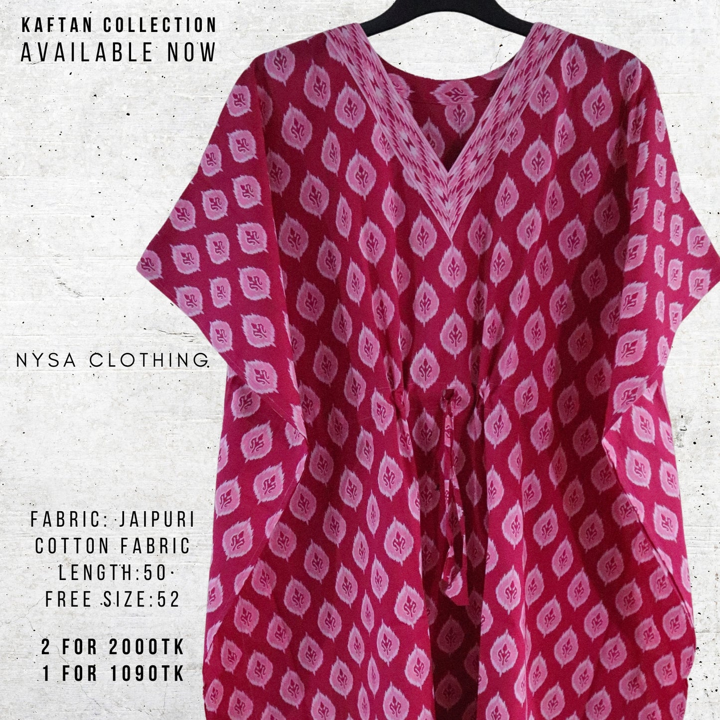 REGULAR LONG KAFTAN_1624