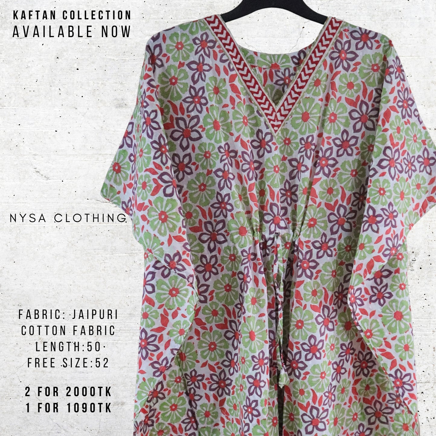 REGULAR LONG KAFTAN_1628