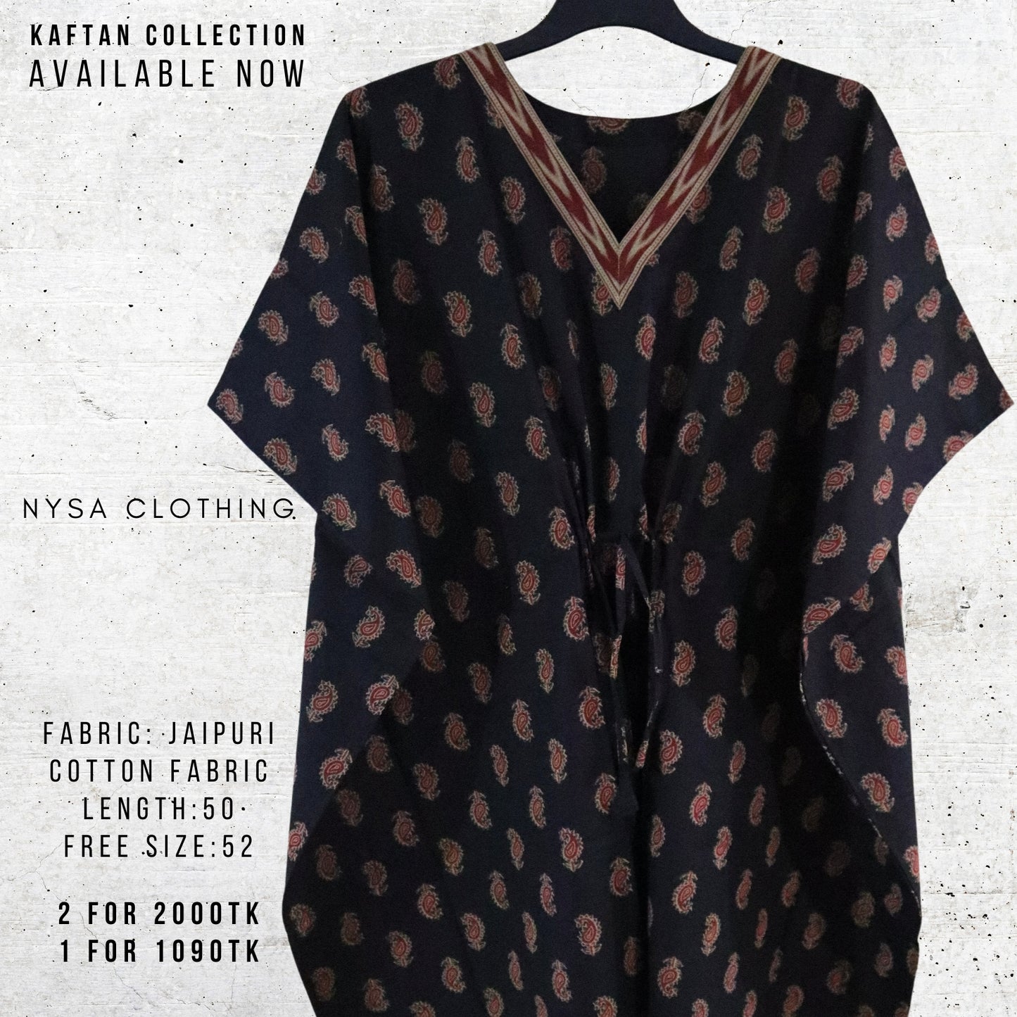REGULAR LONG KAFTAN_1655