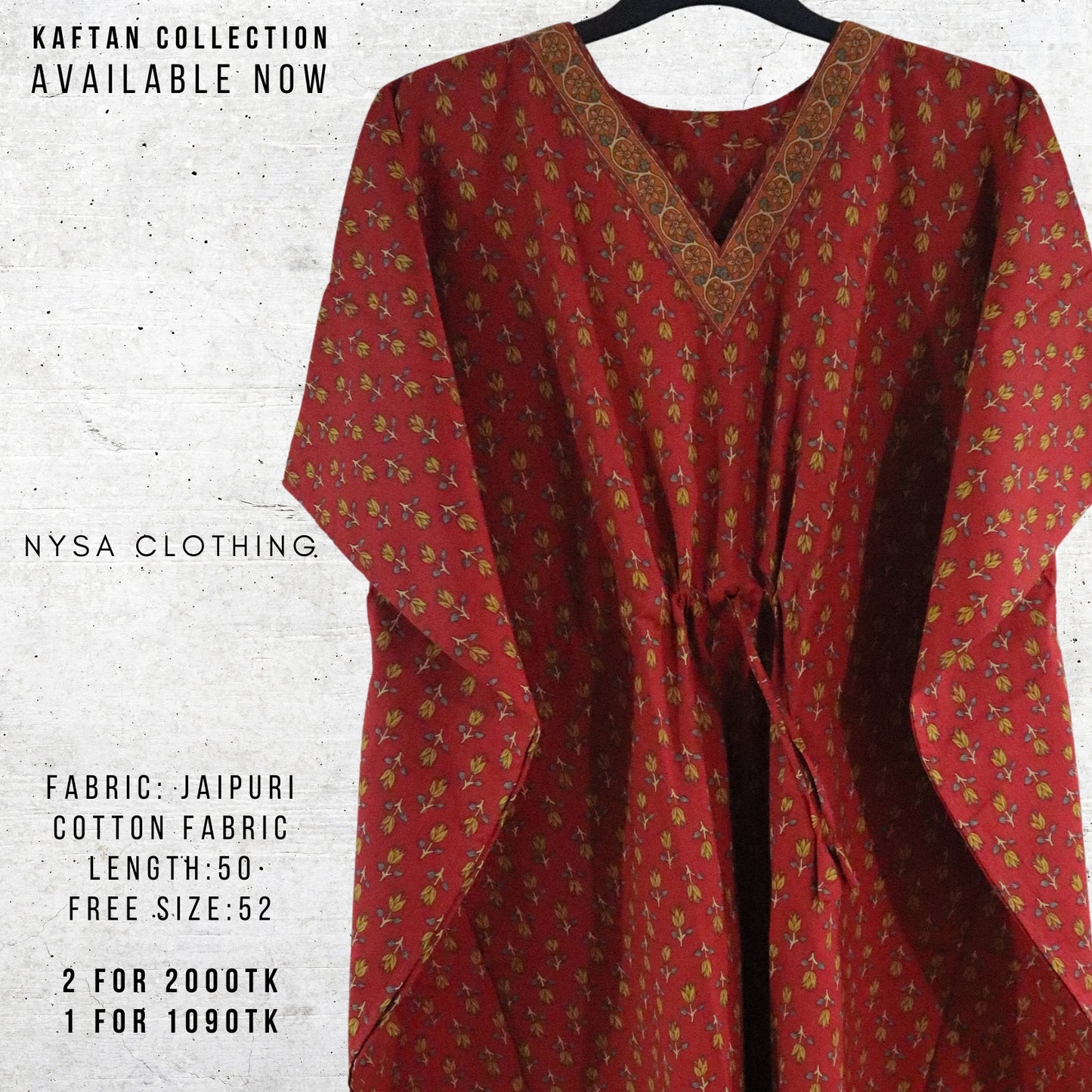 REGULAR LONG KAFTAN_1661