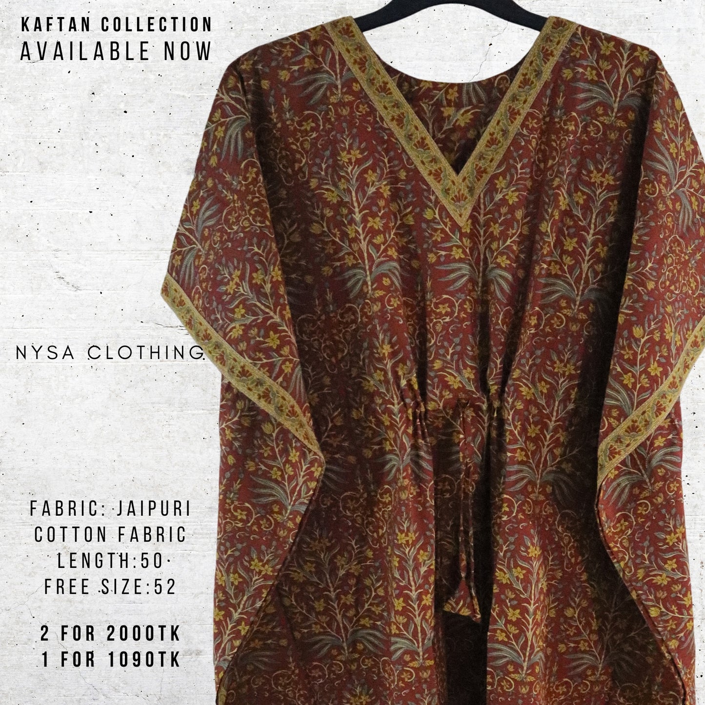 REGULAR LONG KAFTAN_1665