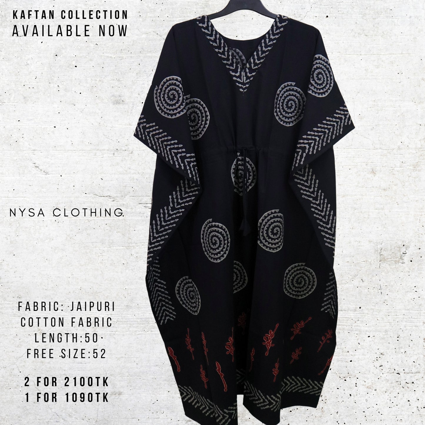 REGULAR LONG KAFTAN_1721