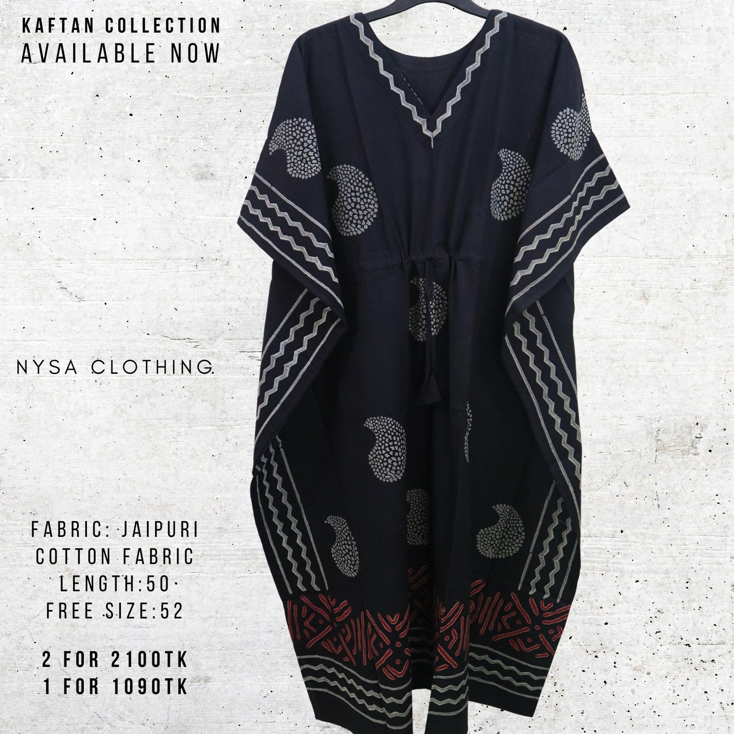 REGULAR LONG KAFTAN_1727