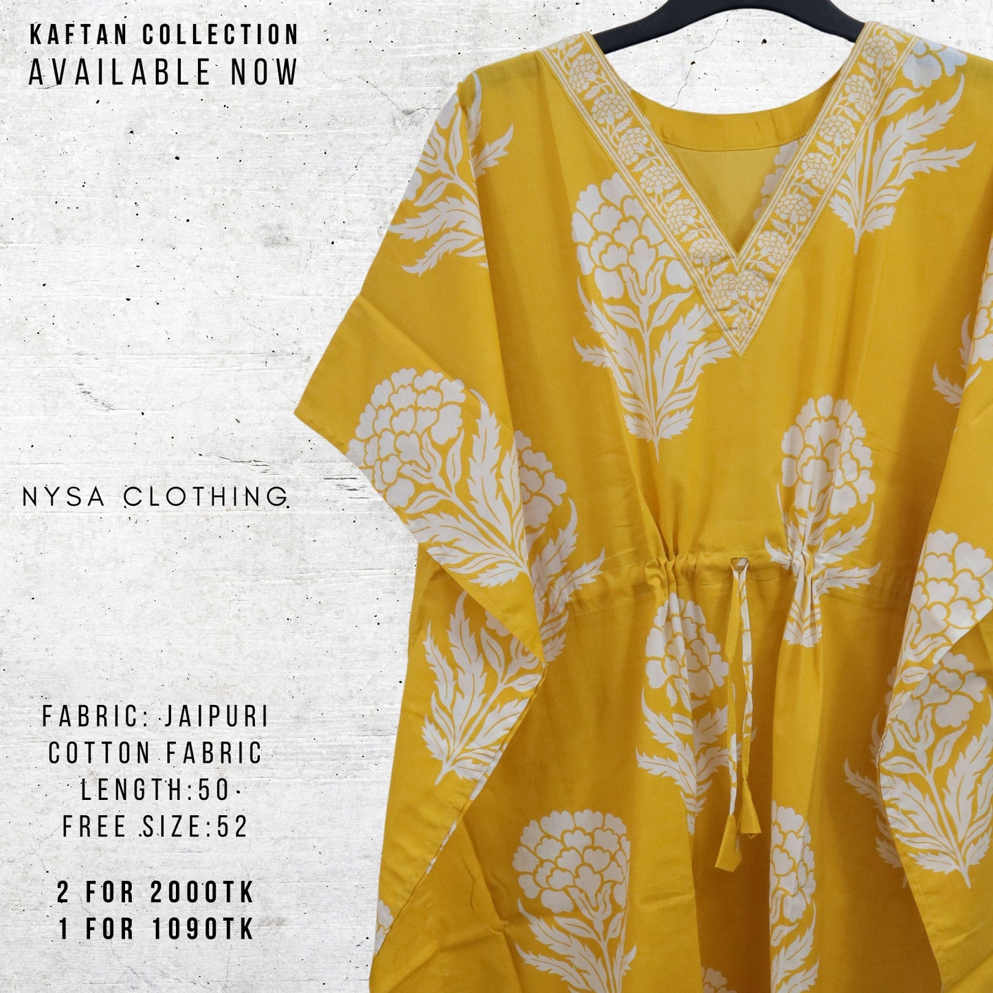 REGULAR LONG KAFTAN_1739