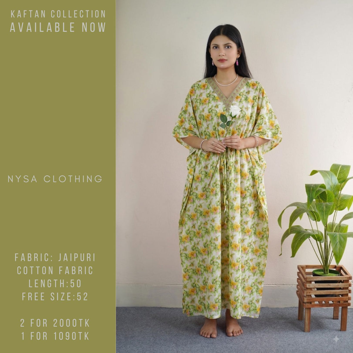 REGULAR LONG KAFTAN_887
