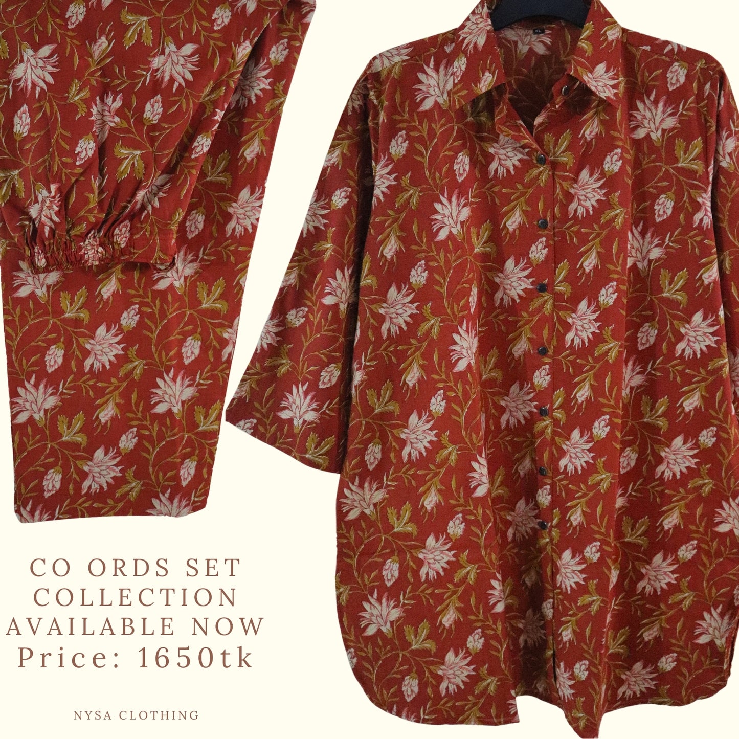 SHIRT SET SHS_074