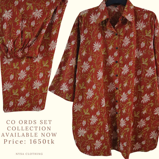 SHIRT SET SHS_074