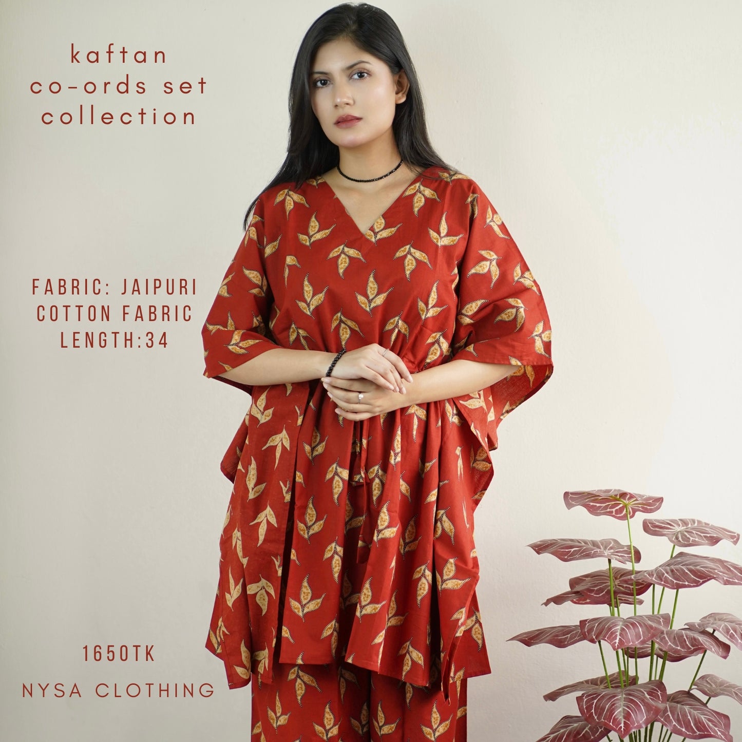 SHORT KAFTAN SET_032