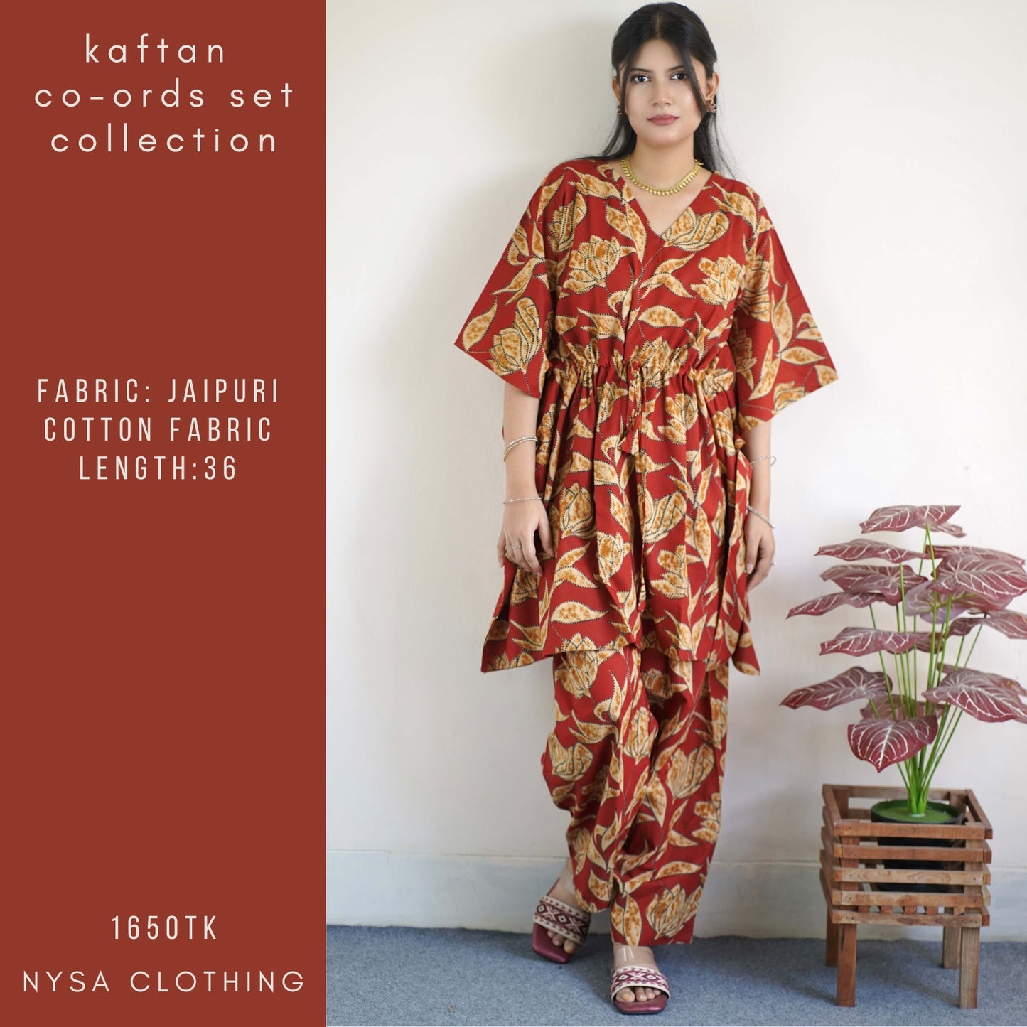 SHORT KAFTAN SET_038