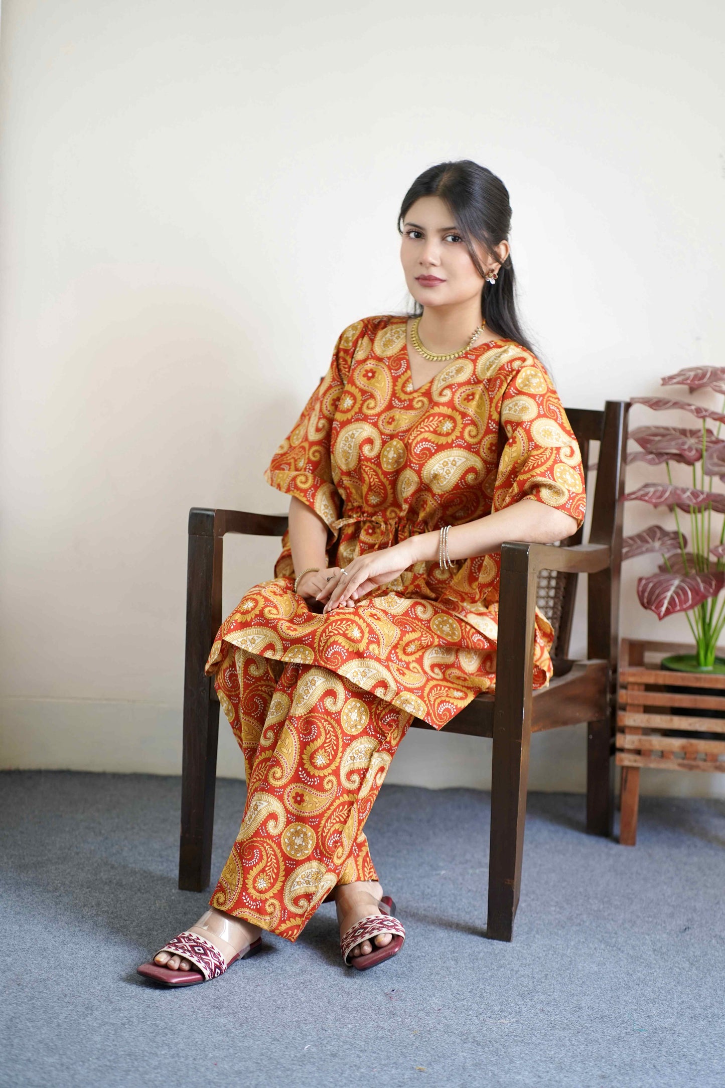 SHORT KAFTAN SET_039