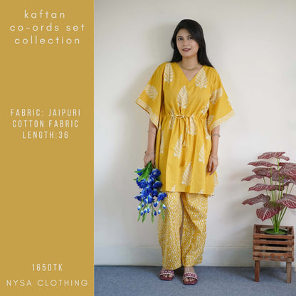 SHORT KAFTAN SET_040