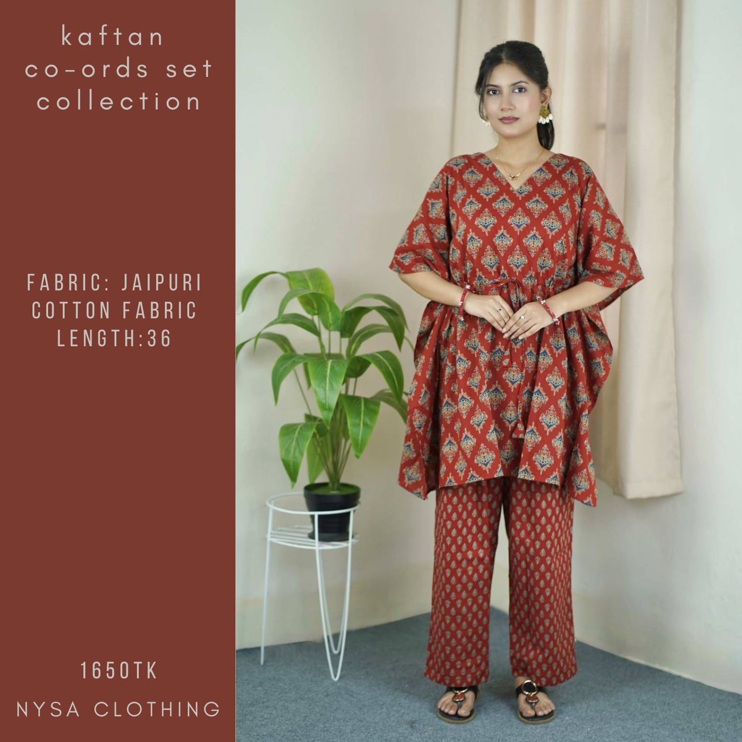 SHORT KAFTAN SET_044