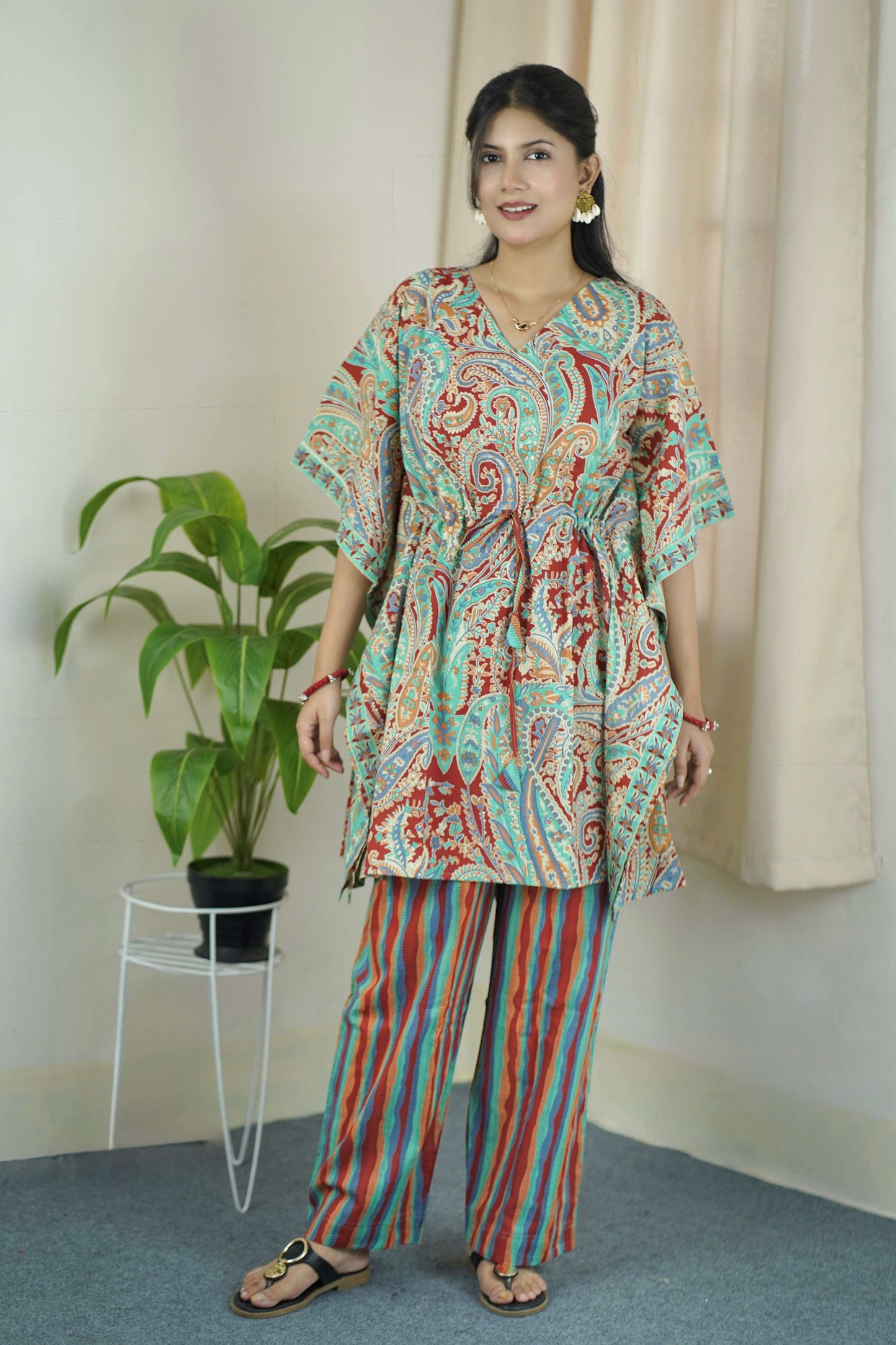 SHORT KAFTAN SET_045
