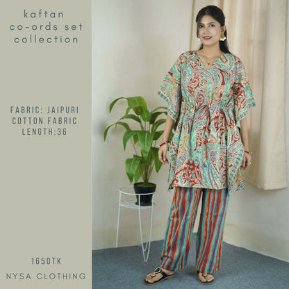 SHORT KAFTAN SET_045