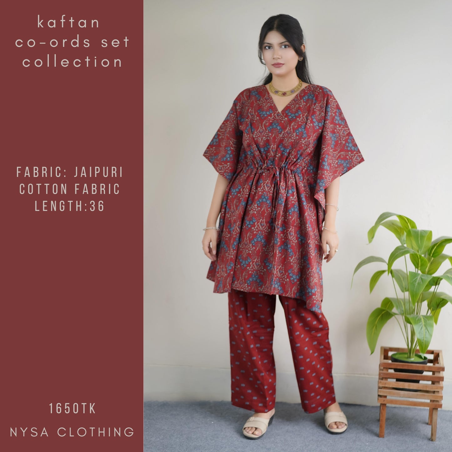 SHORT KAFTAN SET_048