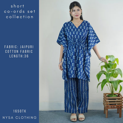 SHORT KAFTAN SET_052