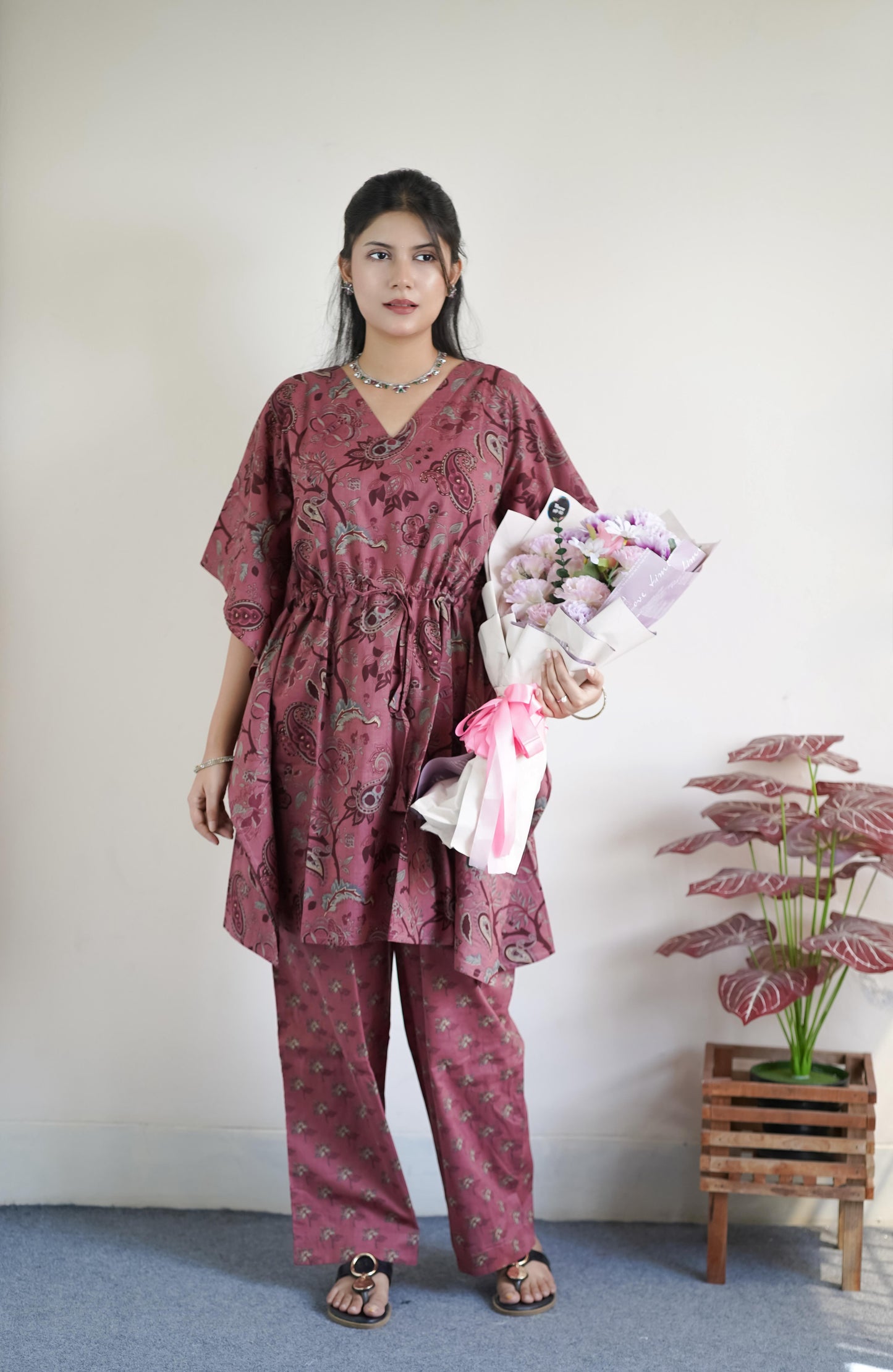 SHORT KAFTAN SET_042