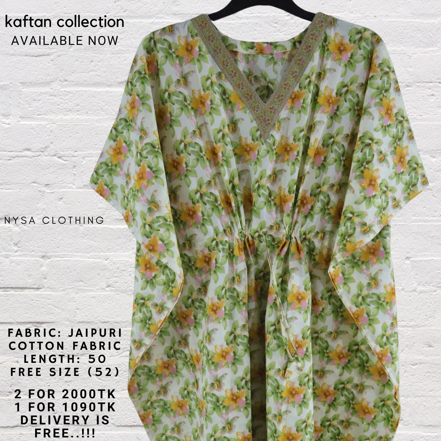 REGULAR LONG KAFTAN_887