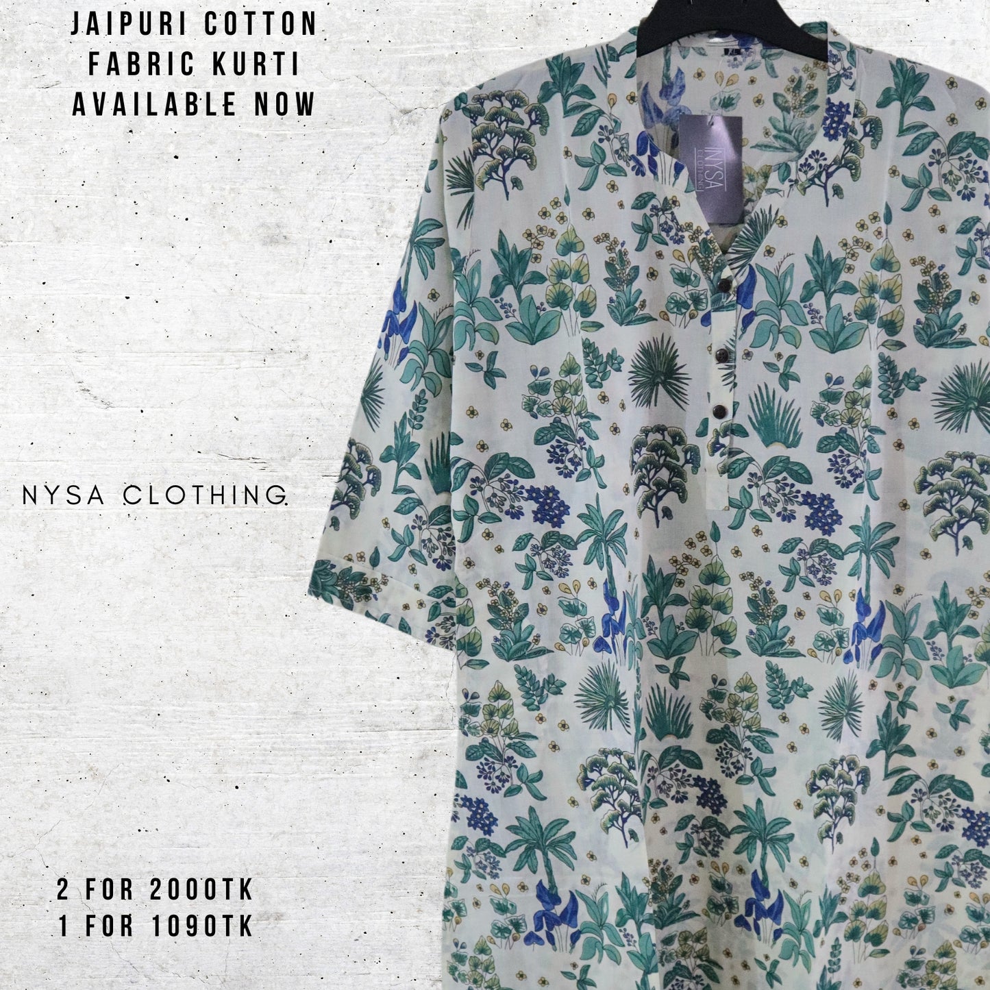 REGULAR LONG KURTI RLK_1909