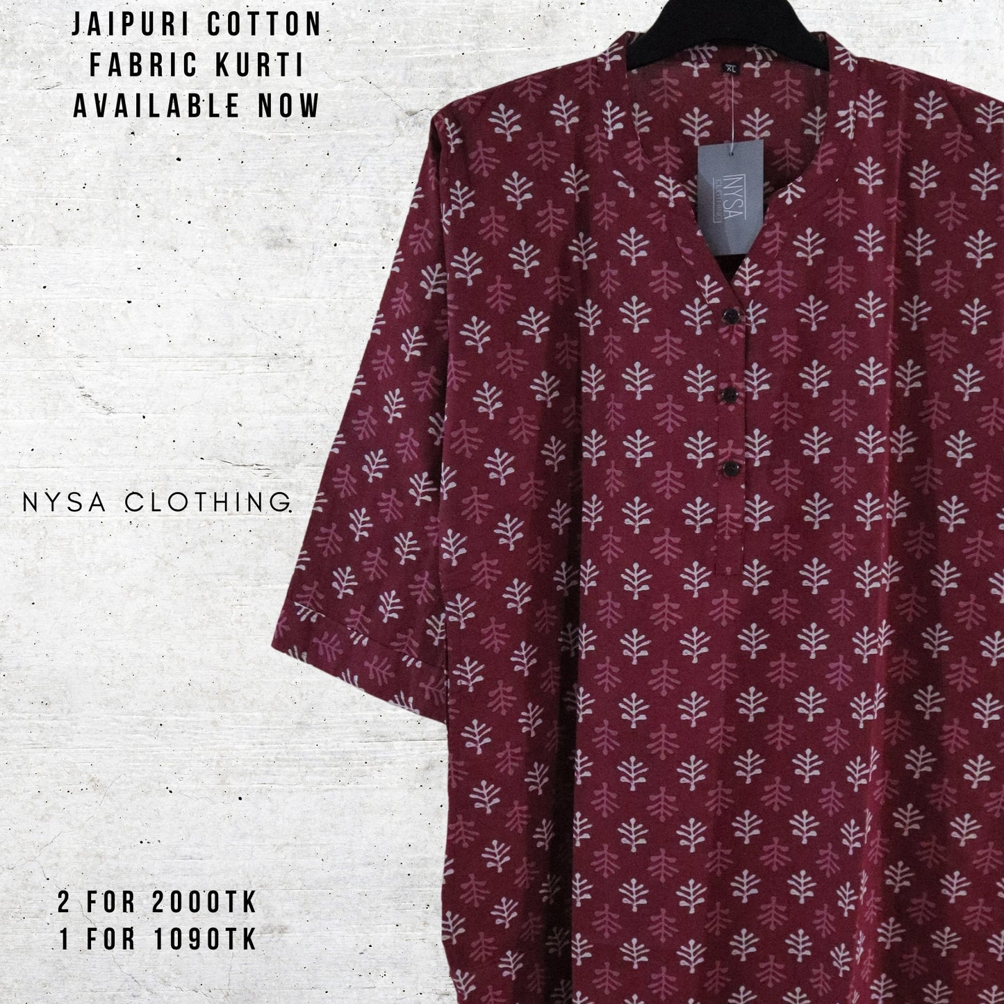 REGULAR LONG KURTI RLK_1991