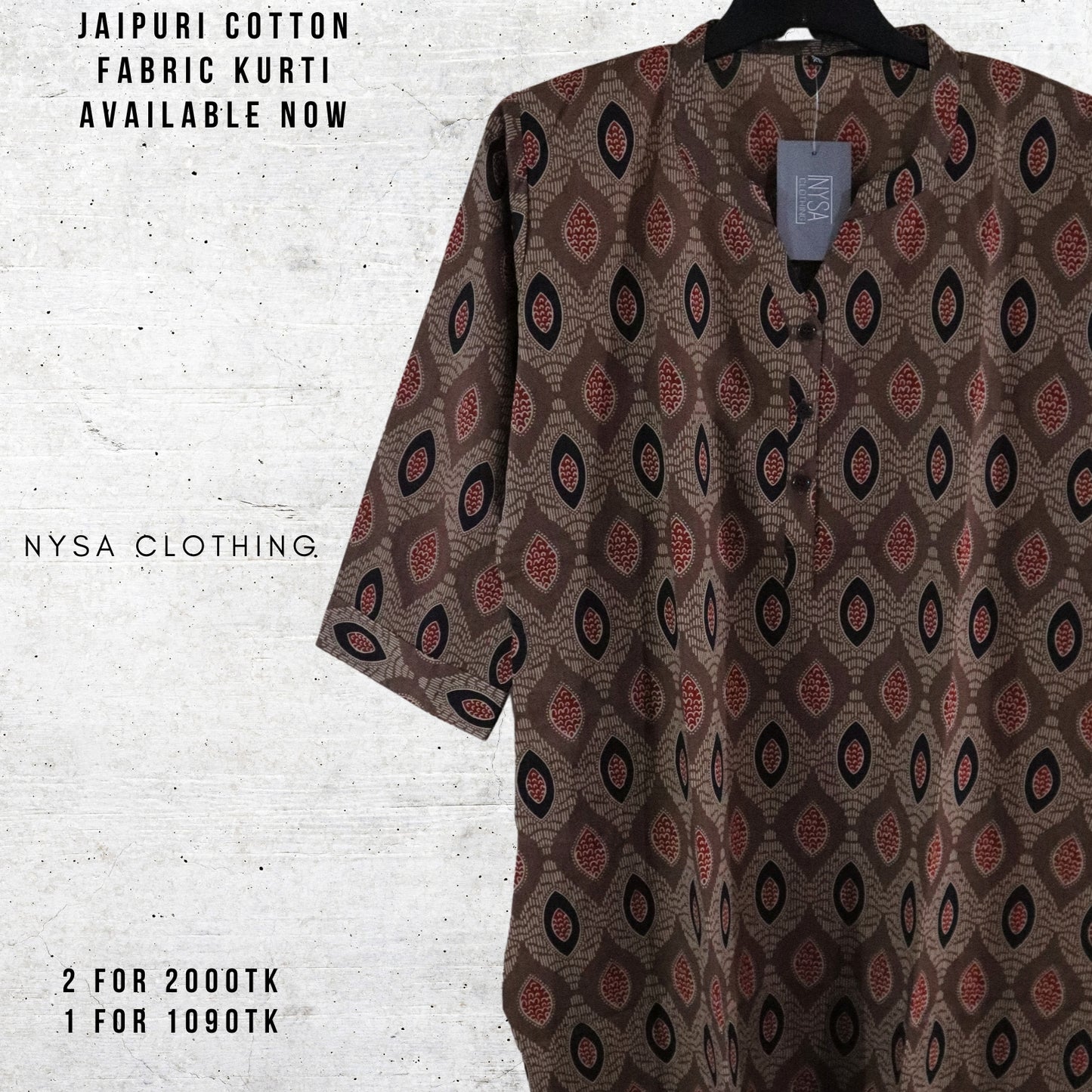 REGULAR LONG KURTI RLK_2002