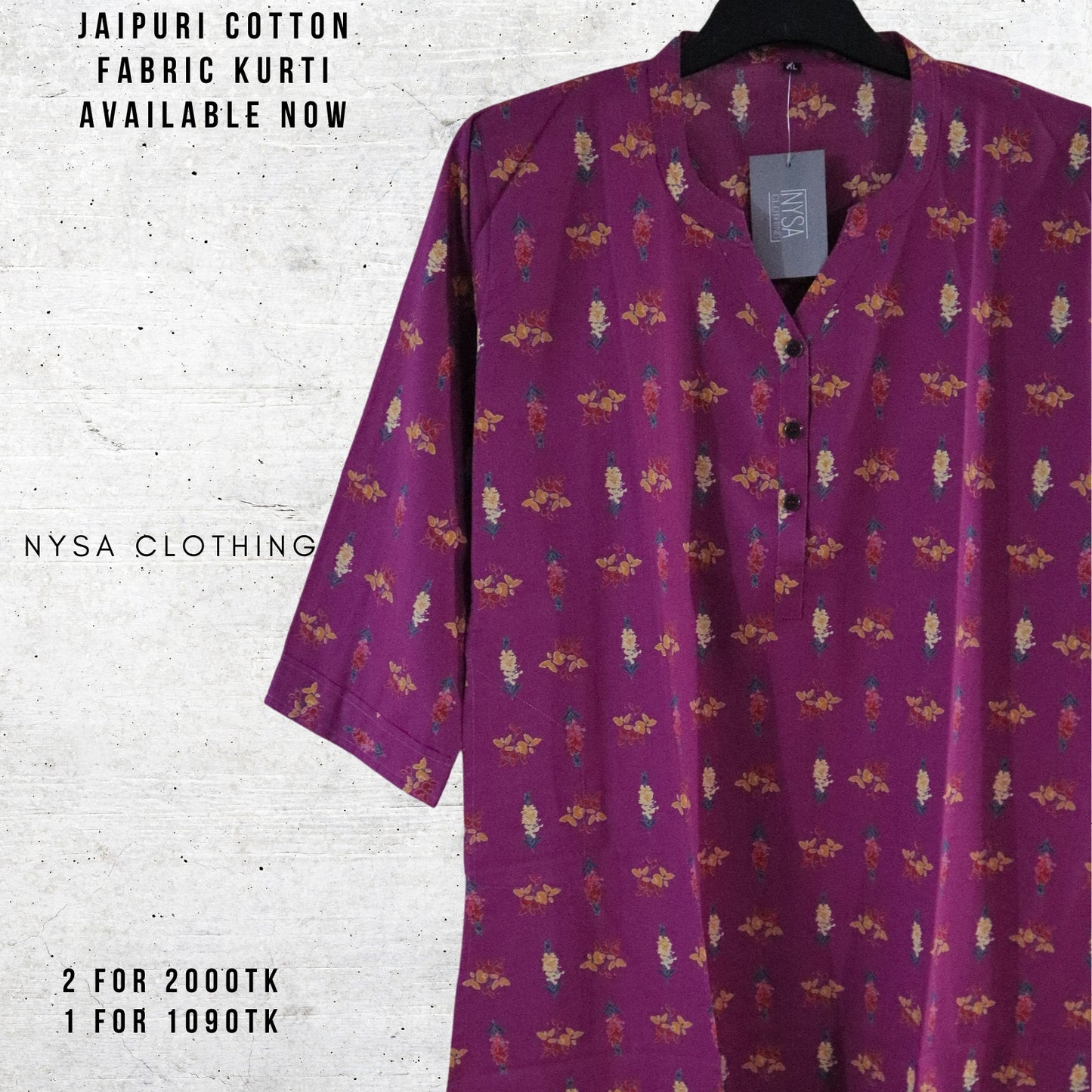 REGULAR LONG KURTI RLK_2024